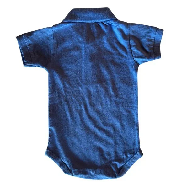 0-3 Months Boys UF Gator Polo Bodysuit 100% Cotton By Creative Knitwear - Picture 5 of 5